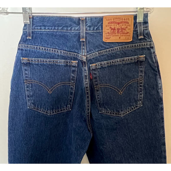 Vintage Levis 550 Mom Jean Womens Size 8 Blue Relaxed Fit Tapered Leg - Picture 5 of 12